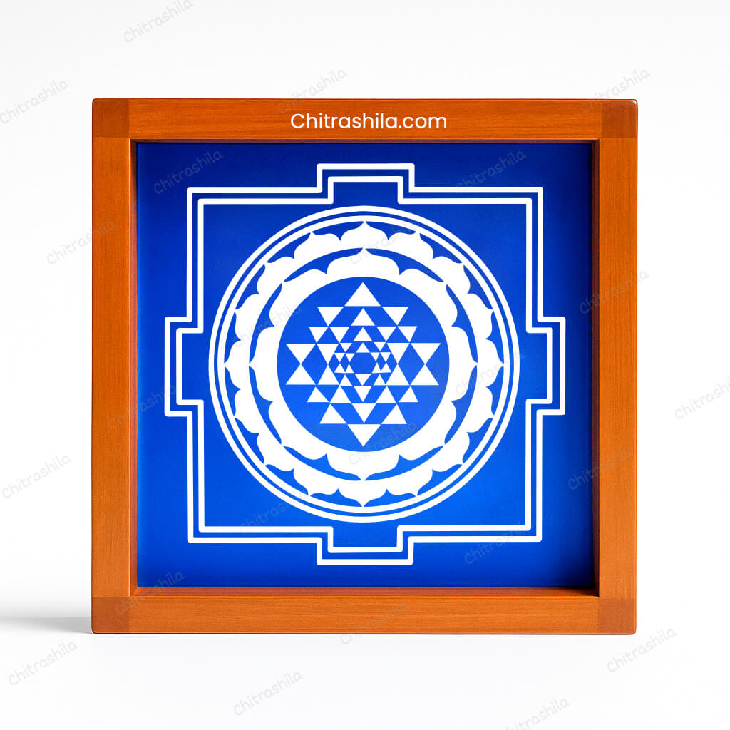 Shree Yantra Wooden Rangoli Stencil