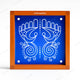 CHITRASHILA® Lakshmi Paduka Rangoli Stencil with Modern Detailing – 5x5 Inches (WA-22)