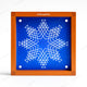 CHITRASHILA® Perfectly Symmetric Motif Rangoli Stencil – 5x5 Inches (WA-32)