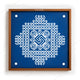 CHITRASHILA® Sacred Kolam Wooden Rangoli Stencil | Reusable Rangoli Stencil 10×10 Inch (WS-55)