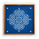 CHITRASHILA® Nitya Kolam Wooden Rangoli Stencil | Reusable Rangoli Stencil 10×10 Inch (WS-60)