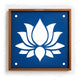 CHITRASHILA® Lotus Wooden Stencil | Reusable Rangoli Stencil 10×10 Inch (WS-61)