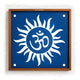 CHITRASHILA® Om Surya Wooden Rangoli Stencil | Reusable Rangoli Stencil 10×10 Inch (WS-42)