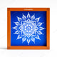 CHITRASHILA® Traditional Wooden Rangoli Stencil 5x5 Inches (WA-21)