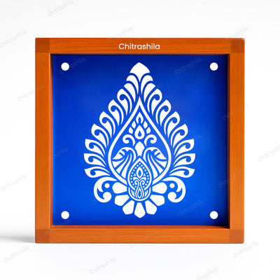 CHITRASHILA® Contemporary Pattern Design 2 Rangoli Stencil – 5x5 Inches (WA‑36)