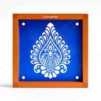 CHITRASHILA® Contemporary Pattern Design 2 Rangoli Stencil – 5x5 Inches (WA‑36)