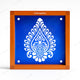 CHITRASHILA® Contemporary Pattern Design 2 Rangoli Stencil – 5x5 Inches (WA‑36)
