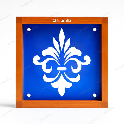 CHITRASHILA®  Contemporary Pattern Design 3 Rangoli Stencil – 5x5 Inches (WA-39)