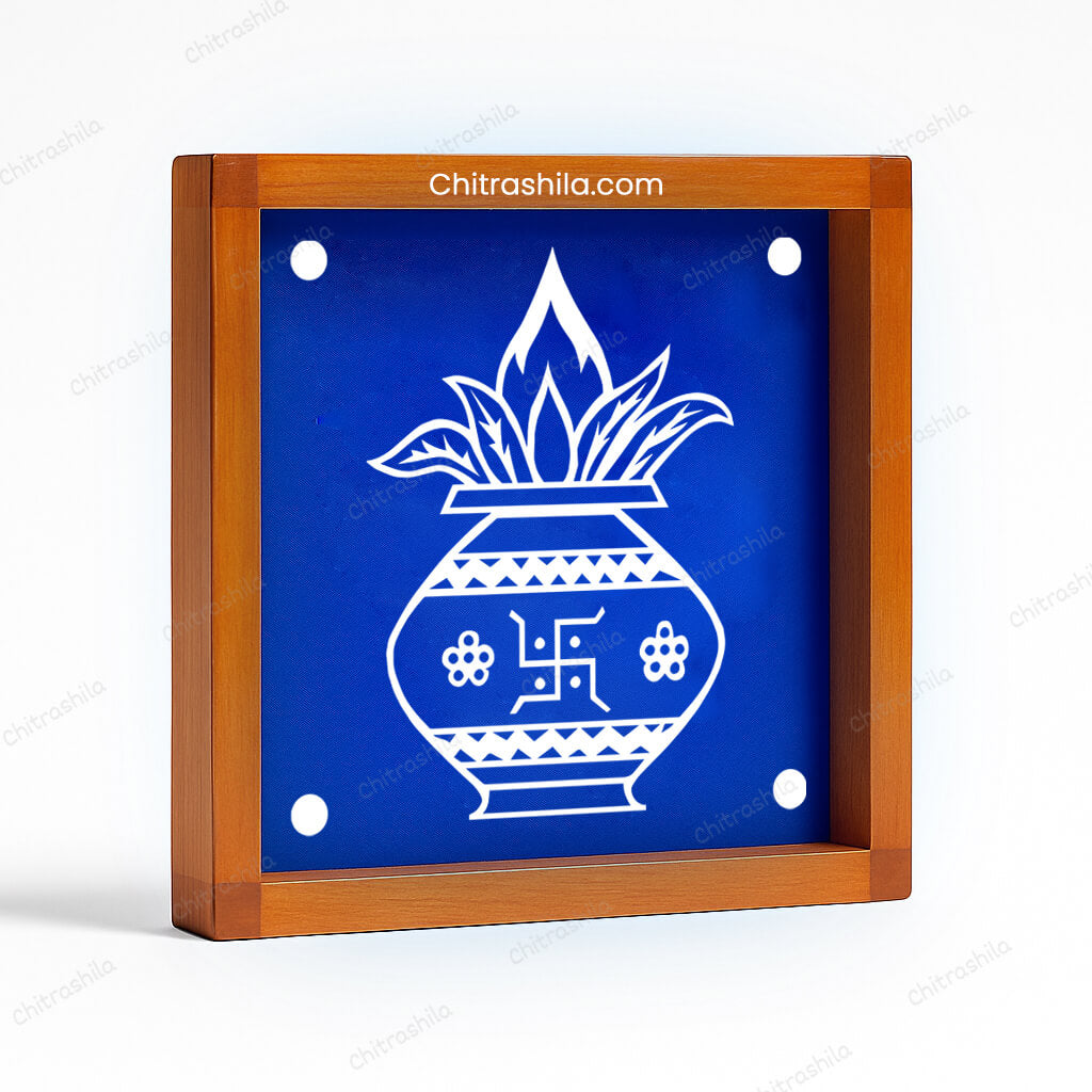 Kalash Wooden Rangoli Stencil
