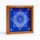 CHITRASHILA® Lakshmi Hrudaya Kamal Kolam Wooden Rangoli Stencil 5x5 Inches (WA-16)