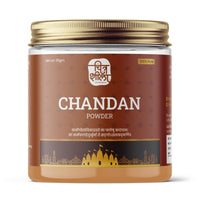CHITRASHILA® 100% Pure Premium Chandan Powder Cooling & Herbal Tilak/Tika for Pooja, Meditation & Hawan - 35gm